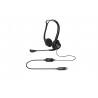 Auriculares Logitech Headset Pc 960 Con Micrófono Usb Negros - 5099206008441