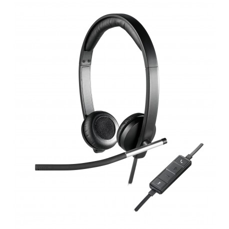 Auriculares Logitech H650e/ Con Micrófono/ Usb/ Negros - 5099206041196