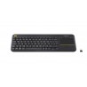 Teclado Para Smart Tv Logitech Wireless Touch K400 Plus - 5099206059351