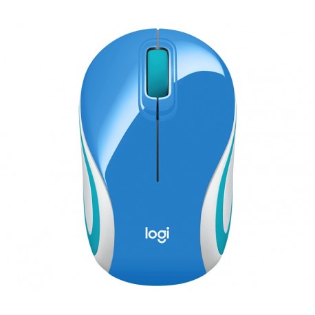 Mini Rato Logitech M187/ Hasta 1000 Dpi/ Azul - 5099206032200
