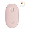 Ratón Inalámbrico Por Bluetooth 2.4ghz Logitech Pebble M350 Hasta 1000 Dpi Rosa - 5099206085664