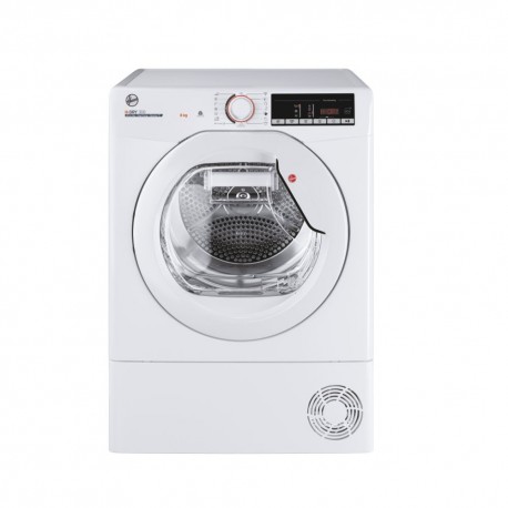 Máquina de Secar Roupa HOOVER HLE H8A2TE, Livre Instalação, 8 kg, Bomba de Calor, Branco - 8059019027265