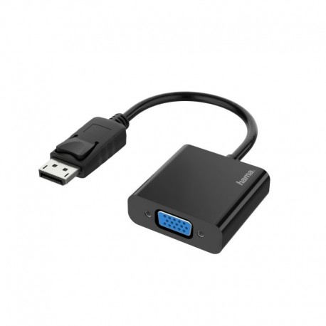 Hama Video Adapter. DisplayPort Plug - VGA Socket. Full-HD 1080p - 4047443437396