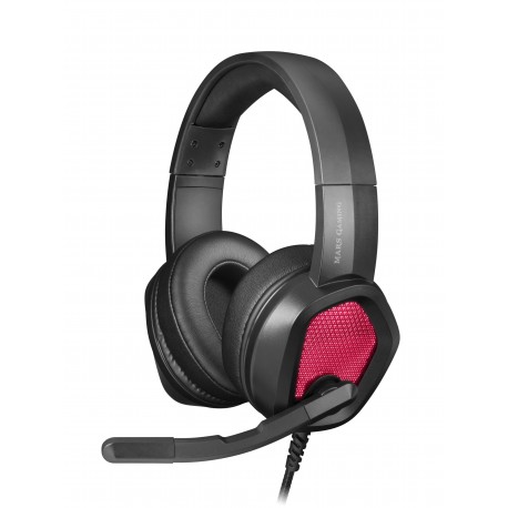 Auscultadores MARS GAMING MH320 RGB HEADPHONES+MIC. HIFI. NOISE CANCEL. MULTIPLATFORM. BLACK - 4710562759778