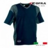 COFRA T-shirt Java Azul Marinho Cinzento Escuro Tamanho M - 8023796193048
