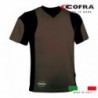 COFRA T-shirt Java Castanho Preto Tamanho XXL - 8023796193000