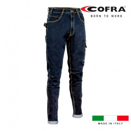 COFRA Calça Jeans Cabries Blue Tamanho 38 - 8023796473102