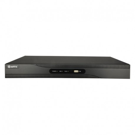 Gravador NVR para câmaras IP - 4 CH vídeo / Compr.