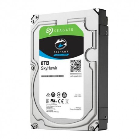 Seagate SkyHawk ST8000VX004 Unidade de Disco Rígido 3.5" 8000 GB 8 TB SATA 6 GB/s Especial para Videovigilância / DVR