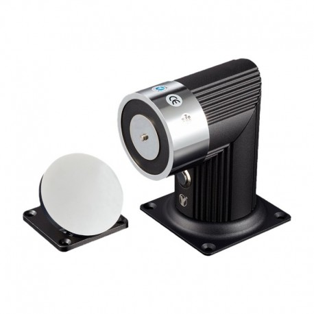 Oem YD-606L Retentor Eletromagnético para Porta Simples, 180 kg, Botão Comando Manual, 12/24 V DC, Montagem Chão - 8435325457062