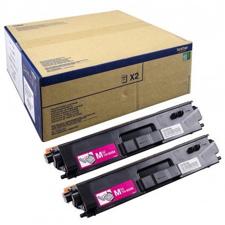 Toner BROTHER TN900MTWIN Magenta 6k X Pack 2 - HL-L9200CDWT. MFC-L9550CDW - 4977766735155