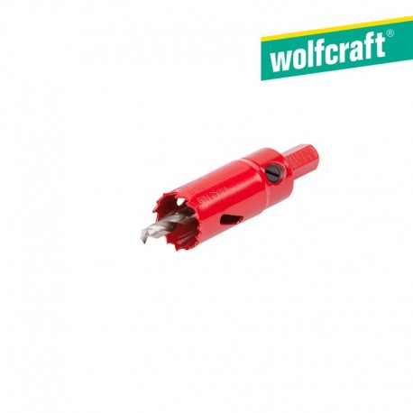 Wolfcraft Broca Craneana BiM Completo com Adaptador e Broca Piloto D25 mm 5464000 - 4006885546400