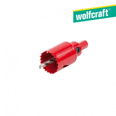 Wolfcraft Broca Craneana BiM Completo com Adaptador e Broca Piloto D35 mm 5467000 - 4006885546707