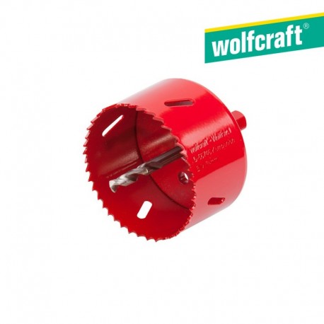 Wolfcraft Broca Craneana BiM Completo com Adaptador e Broca Piloto D74 mm 5475000 - 4006885547506