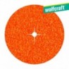 Wolfcraft Pack 10 Discos de Papel Abrasivo de Corindon Grão 40 125 2001000 - 4006885200104