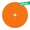 Wolfcraft Pack 10 Discos de Papel Abrasivo de Corindon Grão 120 125 2003000 - 4006885200302
