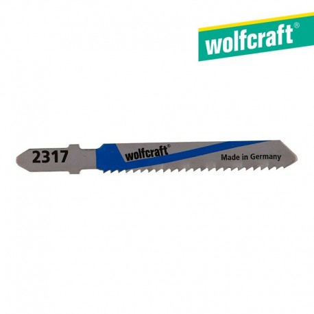 Wolfcraft Pack 2 Lâminas de Serra Tico-tico Eixo em T HSS 50 mm 2317000 - 4006885231702