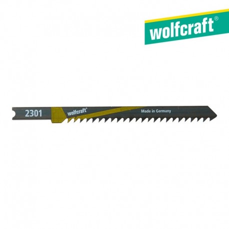 Wolfcraft Pack 2 Lâminas de Serra Tico-tico Eixo em U HCS 75 mm 2301000 - 4006885230101