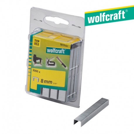 Wolfcraft Pack 3000 Agrafos Largos 8 mm Tipo 053 7017000 - 4006885701700