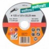 Wolfcraft Disco de Corte de Precisão para Inox 125 x 1,0 x 22,23 mm 1687999 - 4006885168794