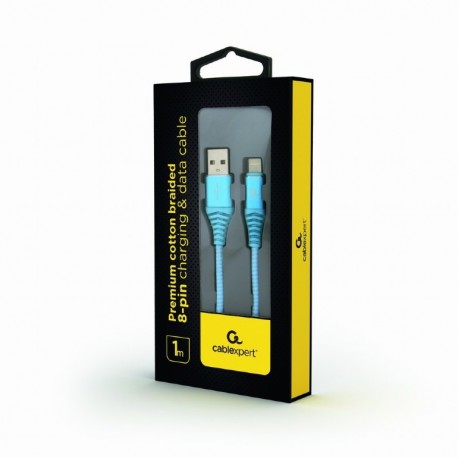 Cabo Usb 2.0 Para Lightning 2Mt Turquesa Blister - 8716309108058
