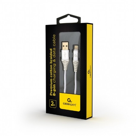 Cabo Usb 2.0 Para Lightning 2Mt Branco Blister - 8716309108027