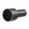 Satechi 40W Dual USB-C PD Car Charger Space Grey - 0810086360062