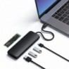 Satechi USB-C Hybrid with SSD Enclosure Adapter Black - 0810086360079