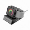 Swissten Aluminum Stand for Apple Watch Space Grey - 8595217476899