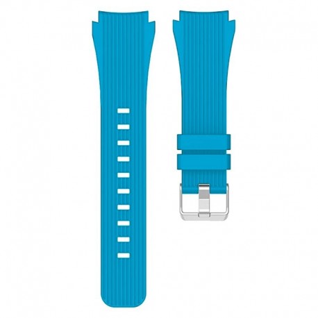 COOL Bracelete Universal 20 mm Amazfit Bip / GTS / Bip Lite / Huawei / Samsung / Oslo Borracha Azul Claro - 8434847025551