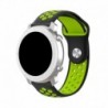 COOL Bracelete Universal 22 mm Amazfit GTR / Stratos / Huawei / Samsung / Bristol / Sunset Borracha Preto, Verde - 8434847057354