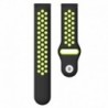 COOL Bracelete Universal 22 mm Amazfit GTR / Stratos / Huawei / Samsung / Bristol / Sunset Borracha Preto, Verde - 8434847057354