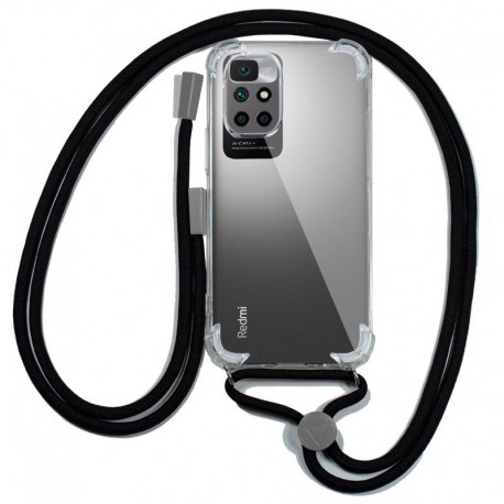 COOL Capa para Xiaomi Redmi 10 Cordão Preto - 8434847057590