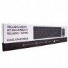 COOL Teclado Espanhol USB PC Kit Wireless + Rato California - 8434847033402