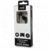 COOL Auriculares 3,5 mm Bora Stereo com Micro Preto - 8434847045634