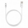 COOL Cabo USB Compatível Lightning para iPhone / iPad 3 metros Branco - 8434847045597