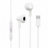 COOL Auriculares Botão Stereo Tipo-C com Micro Digital Branco - 8434847058054