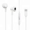 COOL Auriculares Botão Stereo Tipo-C com Micro Digital Branco - 8434847058054