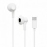 COOL Auriculares Botão Stereo Tipo-C com Micro Digital Branco - 8434847058054