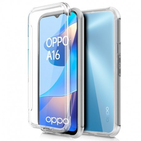 COOL Capa Silicone 3D para Oppo A16 / A16s Transparente Frontal + Traseira - 8434847058177