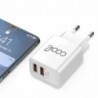 COOL Carregador Rede para iPhone 2 x USB + Cabo Lightning 1,2 m 2,4 A - 8434847056036
