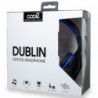 COOL Auriculares Stereo Dublin Office com Micro Preto, Azul - 8434847058351