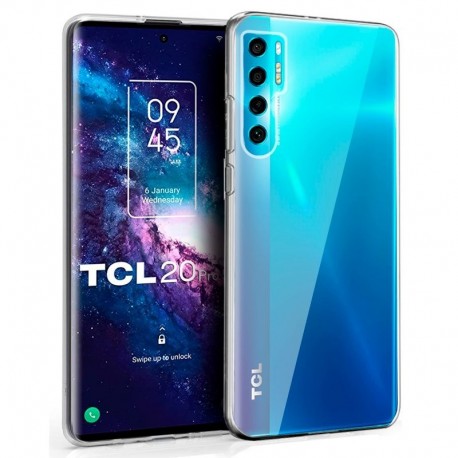 COOL Capa Silicone para TCL 20 Pro 5G Transparente - 8434847058450