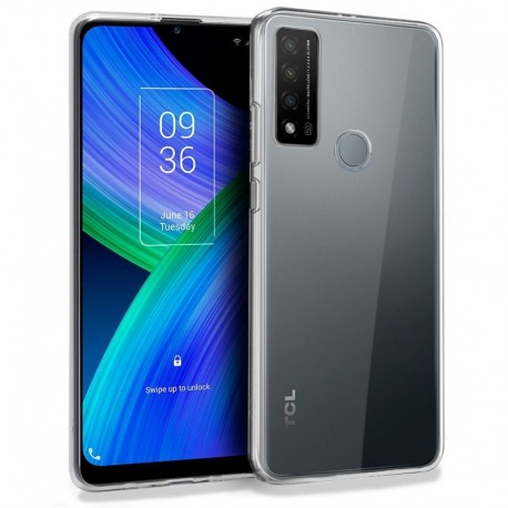 COOL Capa Silicone para TCL 20R 5G Transparente - 8434847058610