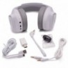 COOL Auriculares Stereo PC / PS4 / PS5 / Xbox Gaming Wirelesss Leopard 7.1 Branco - 8434847055800