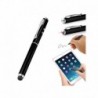 COOL Ponteiro Stylus Universal Preto com LED Branco e Laser Vermelho - 8434847059525