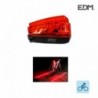 EDM Lanterna para Bicicleta Traseira com 5 LEDs e 2 Lasers - 8425998360769