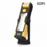 EDM Lanterna LED COB XL Dupla Função, 1 LED 3 W 230 lumens, 1 LED 1 W 70 lumens, 6500 K com Gancho, Íman e 3 Pilhas AAA Incluídas - 8425998363814