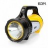 EDM Lanterna Multifuncional Portátil Luz Principal LED 10 W 350 lumens + Lateral Branco / Vermelho com Função Power Bank, Bateria Recarregável - 8425998364415