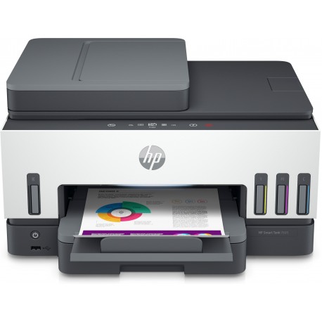 HP Smart Tank 7605 Impressora Jato de Tinta Térmico a Cores A4 4800 x 1200 DPI 15 ppm Wi-Fi, Cinzento - 0195908302643